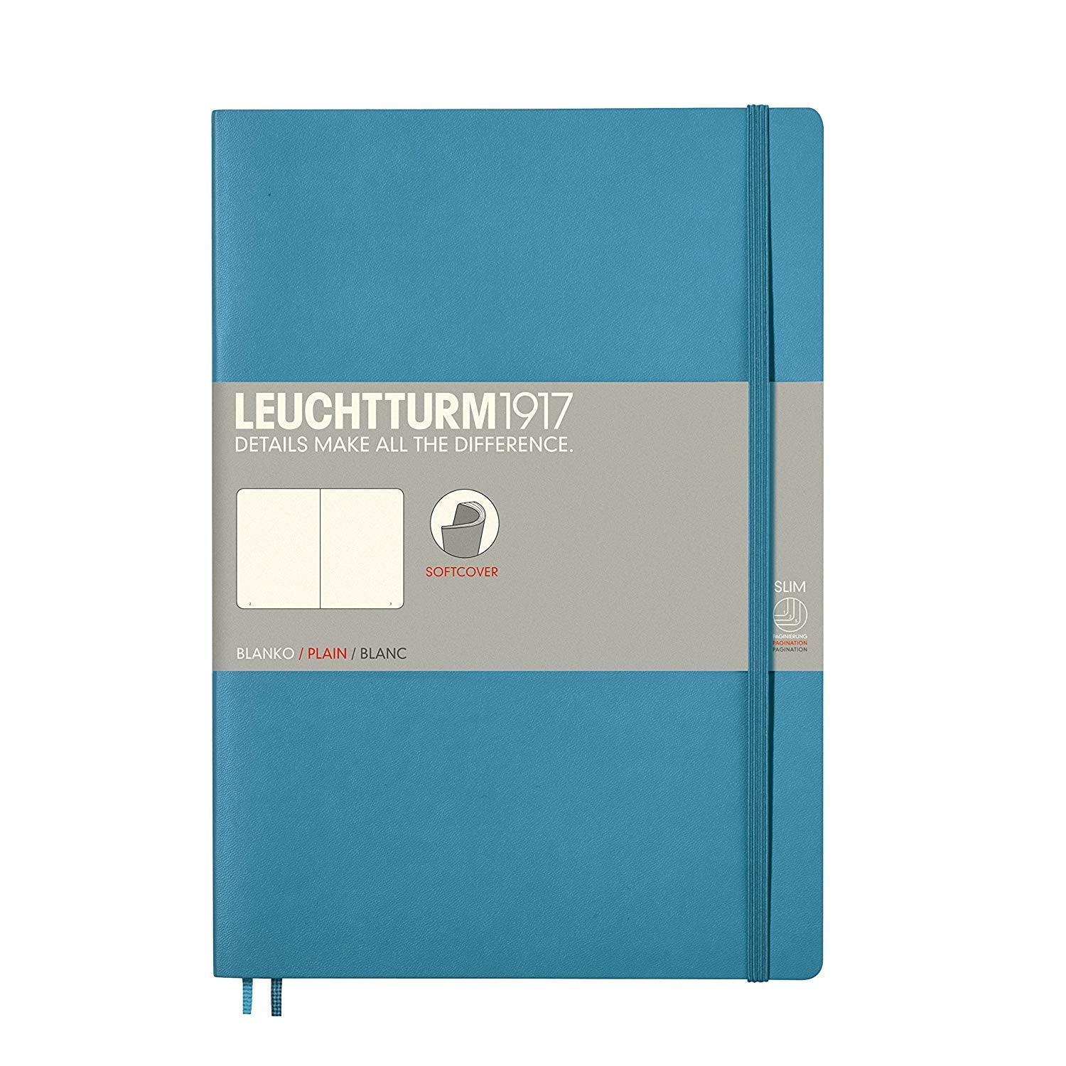 CAIET B5 VELIN COPERTA FLEXIBILA ALBASTRU NORDIC LEUCHTTURM CAIET B5 VELIN COPERTA FLEXIBILA ALBASTRU NORDIC LEUCHTTURM